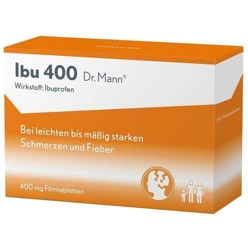 IBU ibuprofen 400mg Dr. Mann film-coated tablets UK