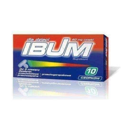 IBUM CHILDREN suppositories, baby suppository, pain suppositories, painful teething UK