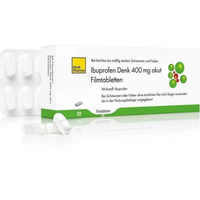 IBUPROFEN Denk 400 mg headaches, toothache, menstrual pain UK