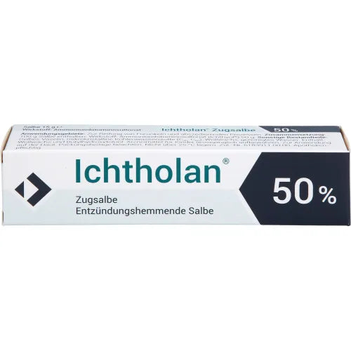Treatment gonarthrosis, contusions, sprains ICHTHOLAN ointment 50%