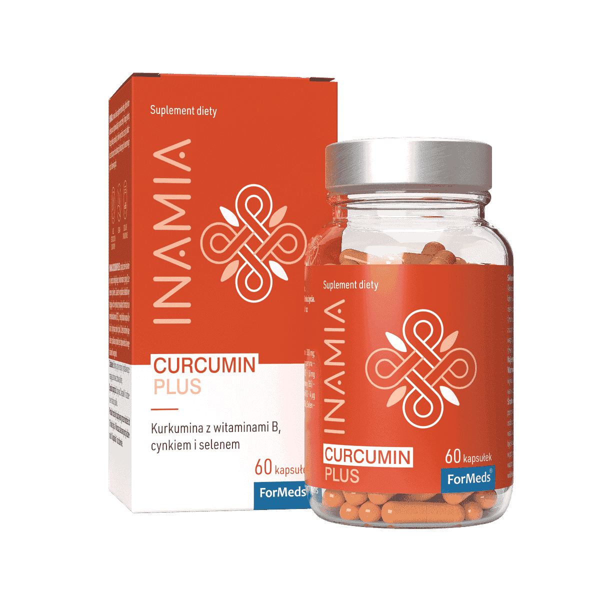 INAMIA Curcumin Plus + Lactoferrin Plus set UK