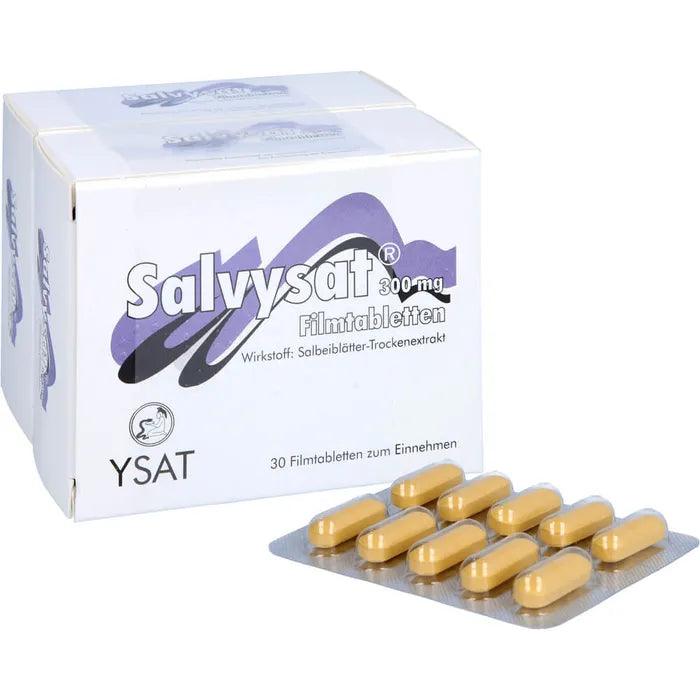 Increased sweating, SALVYSAT, sage leaf extract tablets UK