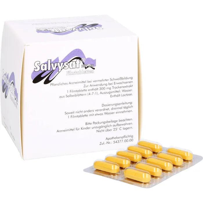 Increased sweating, SALVYSAT, sage leaf extract tablets UK