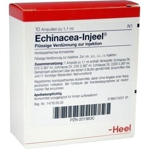 Inflammation, ECHINACEA INJEEL ampoules UK