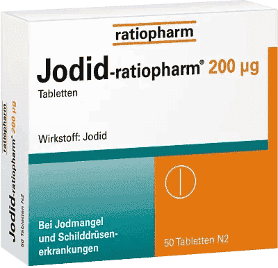 IODID-ratiopharm, potassium iodide tablets, iodine deficiency UK