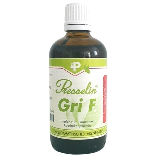 Irritable bowel syndrome, motion sickness, PRESSELIN GRI F drops UK