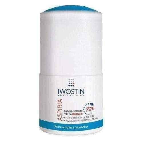 IWOSTIN Aspiria Bloker 72h roll-on 50ml UK