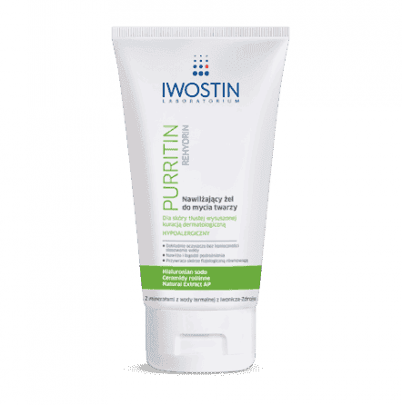 IWOSTIN PURRITIN REHYDRIN gel restores hydration 150ml UK