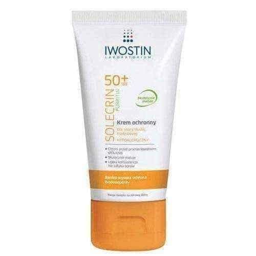 IWOSTIN Solecrin Purritin SPF50+ protective cream 50ml UK