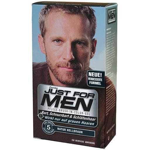 Just for men beard dye Brush in Color Gel light brown UK