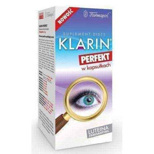 Klarin Perfect x 30 tablets. eye supplements UK
