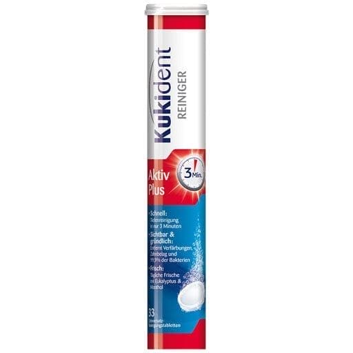 KUKIDENT Active Plus, anti-tartar Tablets UK