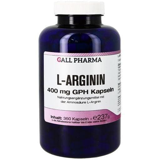 L arginine erectile dysfunction 400 mg capsules UK