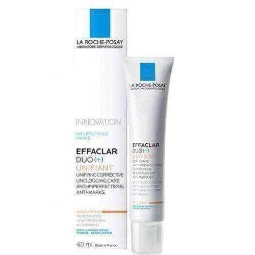 LA ROCHE EFFACLAR DUO + Cream 40ml medium shade Unifiant UK