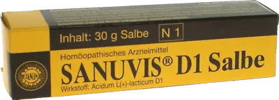 Lactic acid D1, treat rheumatism and arthritis, SANUVIS 1X ointment UK