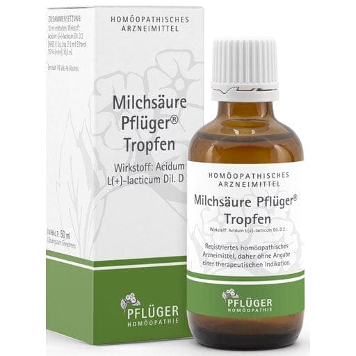 LACTIC ACID Pfluger Drops, fatigue caused by overexertion, cramps, spasms UK