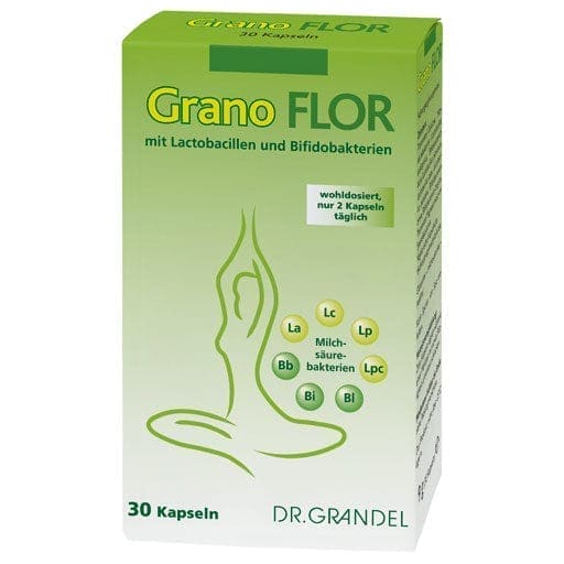 Lactobacilli and bifidobacteria, GRANOFLOR probiotic Grandel capsules UK