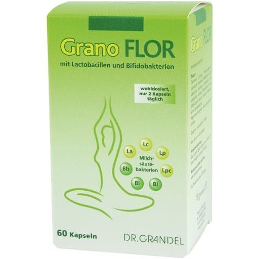 Lactobacilli and bifidobacteria, GRANOFLOR probiotic Grandel capsules UK