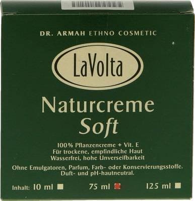 LAVOLTA Shea natural cream soft 75 ml 100% shea butter UK
