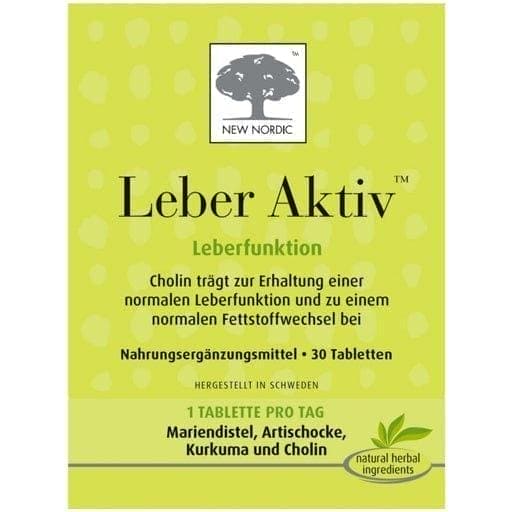 LIVER ACTIVE tablets, milk thistle, choline, artichoke, turmeric extracts UK