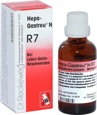 Liver and bile disorders, HEPA-GASTREU N R7 mixture UK