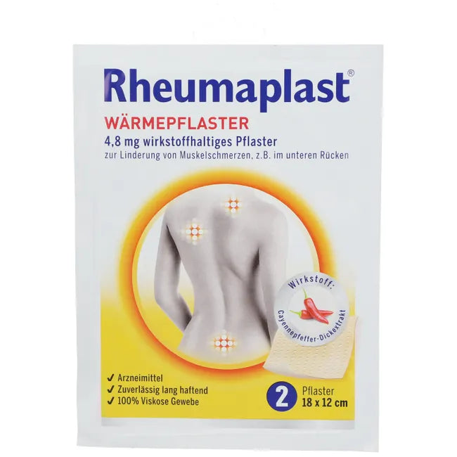lower back pain RHEUMAPLAST 4.8 mg medicated patch 2 pieces