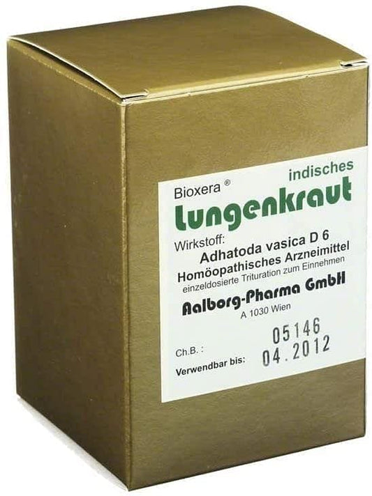 LUNGKRAUT Indian, adhatoda vasica leaf powder Capsules UK