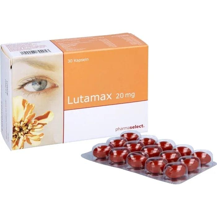 Lutein and zeaxanthin, LUTAMAX 20 mg UK