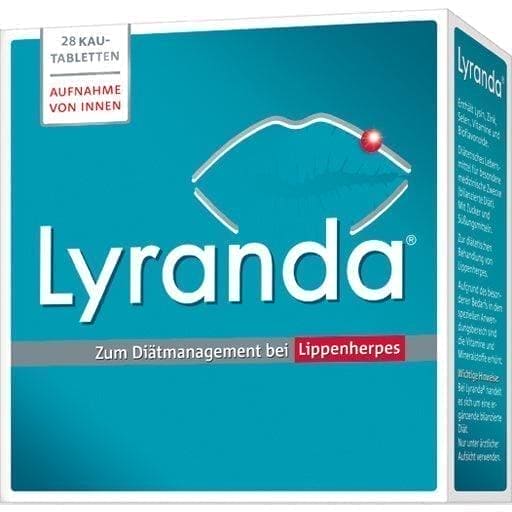 LYRANDA cold sores chewable tablets UK