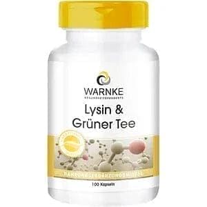 LYSINE & GREEN Tea Capsules UK