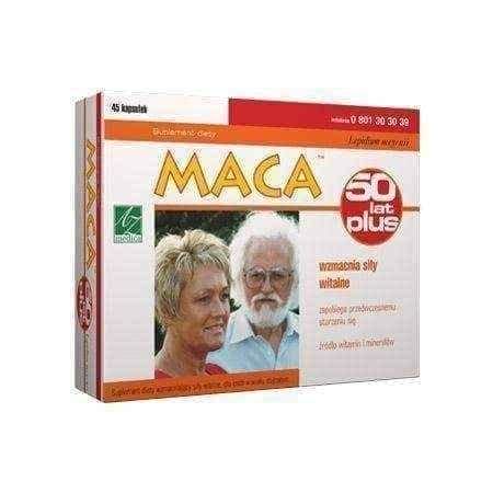 MACA 50 years plus x 45 caps. maca benefits UK