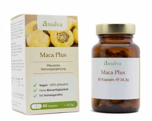 MACA PLUS, Ashwaganda, Tribulus terrestris extract, L-arginine UK