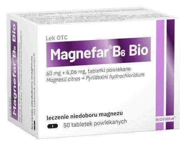 Magnefar B6 Bio x 50 tablets UK