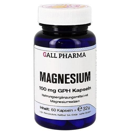 MAGNESIUM 100 mg capsules UK