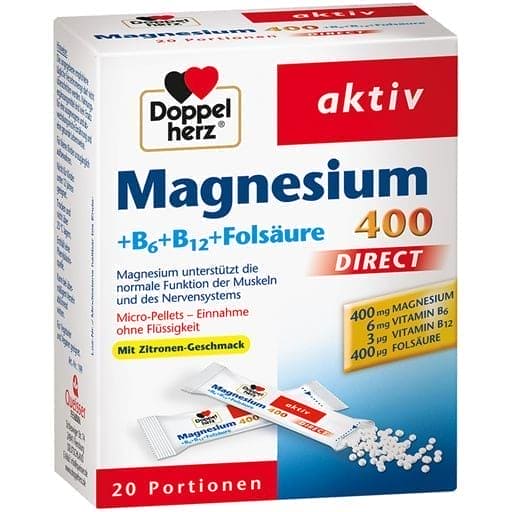 Magnesium+B vitamins DIRECT pellets UK