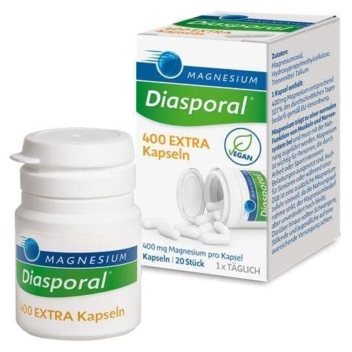 MAGNESIUM DIASPORAL 400 Extra Capsules UK