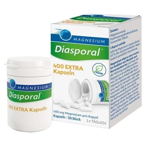 MAGNESIUM DIASPORAL 400 Extra Capsules UK