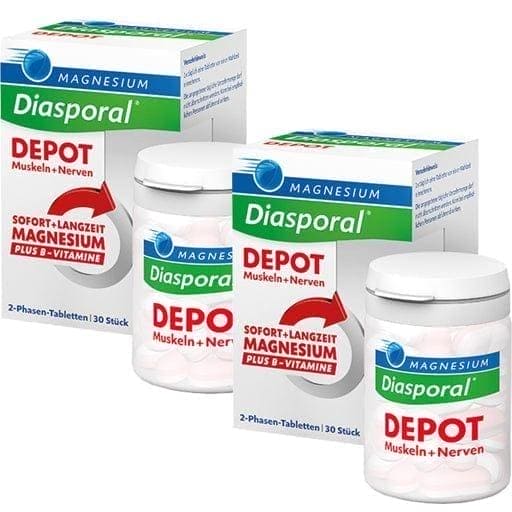 Magnesium Diasporal Depot economy set, muscle and nerve UK