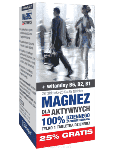 Magnesium FOR ACTIVE x 35 tablets UK