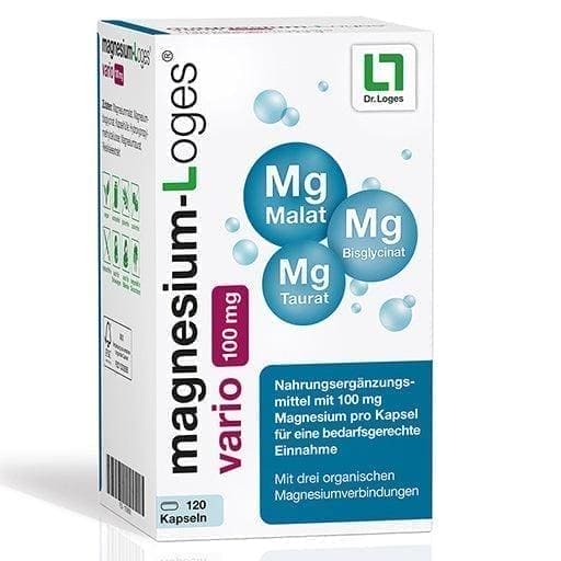 MAGNESIUM-LOGES vario, magnesium malate, magnesium bisglycinate UK