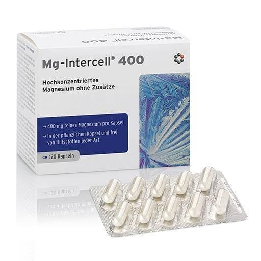 Magnesium oxide MG-INTERCELL 400 capsules 120 pcs UK