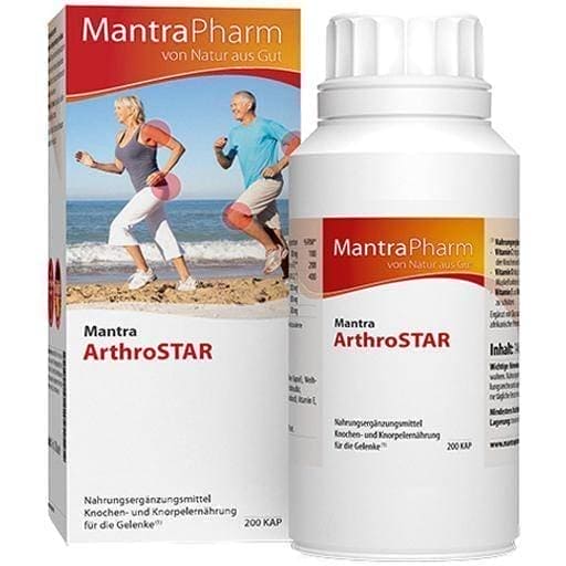 MANTRA ArthroSTAR joint nutrition with incense caps. 200 pcs UK