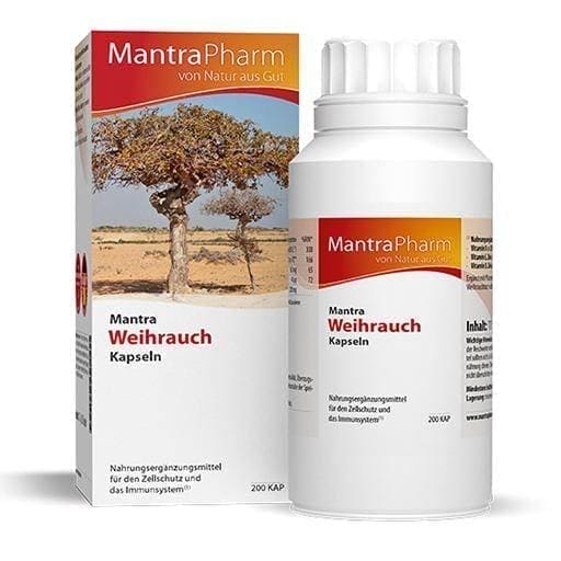 MANTRA incense frankincense resin capsules vitamin E zinc and selenium 200 pcs UK