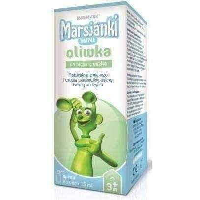 Martians MINI olive hygiene ears 15ml UK