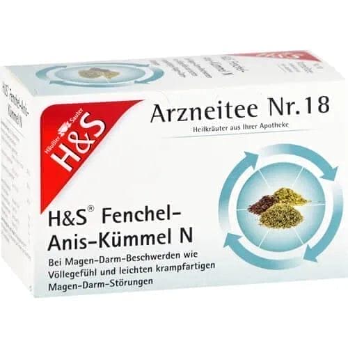 Medicinal tea, H&S fennel anise caraway TEA for gastrointestinal problems UK