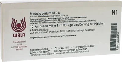 MEDULLA OSSIUM GL D 8 ampoules UK