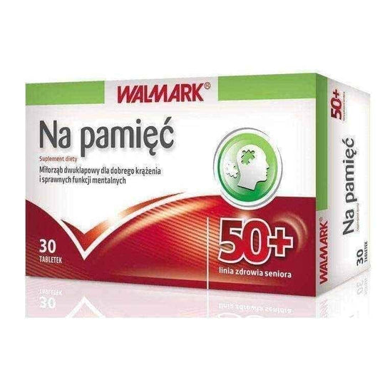 Memory 50+ x 30 tablets, memory pills UK