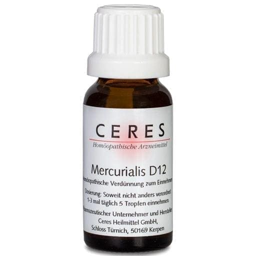 Mercurialis perennis, Mercurialis D 12 Dilution, CERES UK