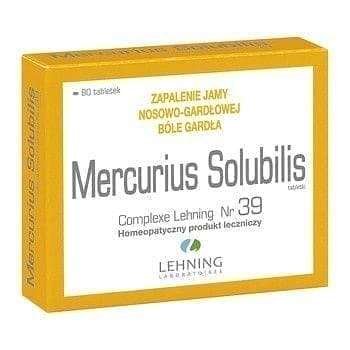 Mercurius Solubilis LEHNING Compl. 39, tonsillitis UK