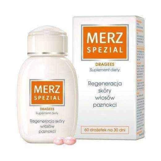 MERZ SPEZIAL Dragees x 60 dragees, best hair skin and nails vitamins UK